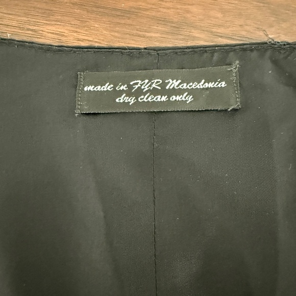 BACHRACH VEST BUTTON FRONT RIBBON TIE BACK VINTAGE WEDDING GUEST HOLIDAY MEN 48R - Picture 9 of 13